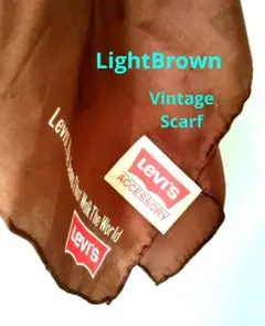 ★Levi's 70〜★LightBrown ★Vintage　Scarf