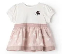 【新品未使用】プティマイン　ディズニー　ミッキーミニーチュニック　ピンク　110