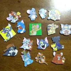 【新品】トムとジェリー ピンバッジセット 16個アクリル