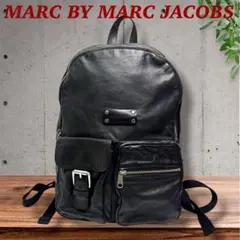 Y2K 激レア　MARC BY MARC JACOBS バックパック　レザー　黒のサムネイル