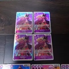 ワンピースカード　フォクシー　SR4枚　エッグヘッド他紫デッキパーツ