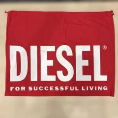 DIESEL 巾着 ショッパー 赤 布製 大サイズのサムネイル