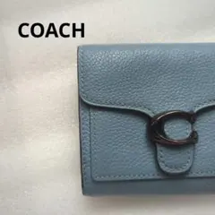 COACH 二つ折り財布 ブルー