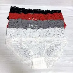 総レース パンツ 下着 4色 S