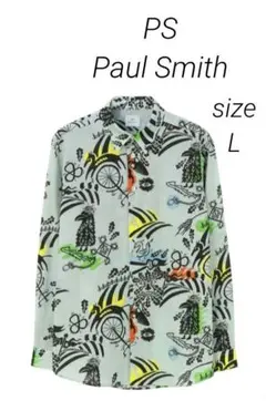 ポールスミス 50th スパゲッティ柄シャツ 19AW パスタ ナポリタン