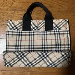 バーバリーノバチェックトートバッグ