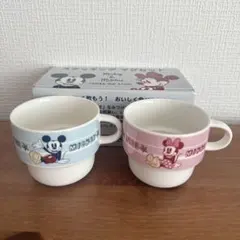 ☆新品☆ミッキー ミニー 陶器マグカップ 2個セット　ディズニー　Disney
