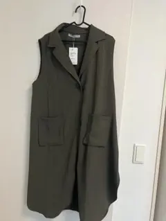 WAYS WILL ベスト ジレ カーキ Fサイズ
