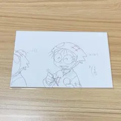 忍たま乱太郎 猪名寺乱太郎 原画ポストカード 一年は組