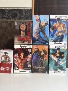 フィギュア　7点(刃牙　北斗の拳　花の慶次　ジョジョの奇妙な冒険)のサムネイル