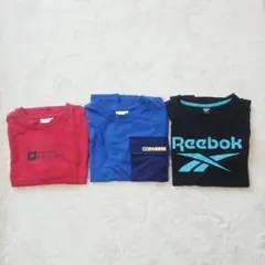 【3枚セット】CONVERSE　2枚　Reebok　1枚　140cmのサムネイル