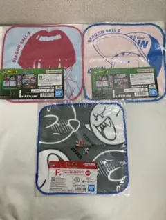 【匿名配送】一番くじ ドラゴンボール超＆スーパーマリオ ハンドタオル 3枚セット