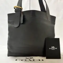 【美品】オールドコーチ 4140 トートバッグ レザー 肩掛け 本革 A4可 黒