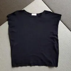 OPAQUE.CLIP ノースリーブニット 40/L ブラック