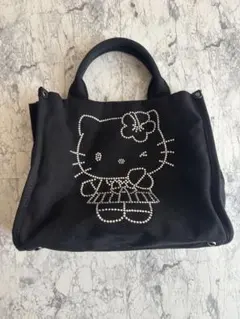 ハローキティ ラインストーン キラキラ バッグ しまむら トートバッグ