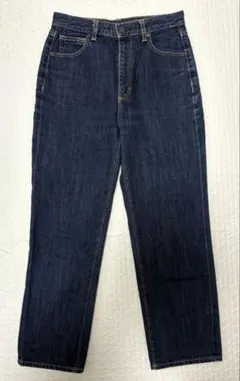 GU ハイウエストストレートデニムパンツ L