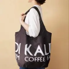 カルディ　KALDI コンパクト保冷バッグ　ブラック　1枚 新品！