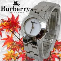 Ⴤ1294 ꕤBurberrys バーバリー 腕時計 ラウンド シルバー 3針のサムネイル