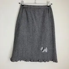 【opti】膝丈スカート（グレー）