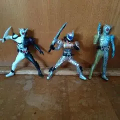 仮面ライダーWとアクセル 3体