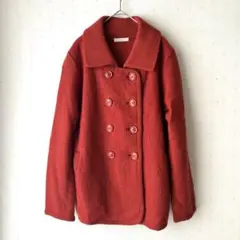 Te chichi オレンジ ダブルブレストジャケット