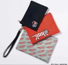 LISA LARSON ねこのマイキー3連ポーチ2025年9月 GLOW付録