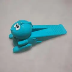 恐竜型 ドアストッパー ブルー