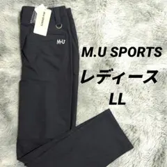 M.U SPORTS レディース ゴルフパンツ グレー　LL　定価2.5万