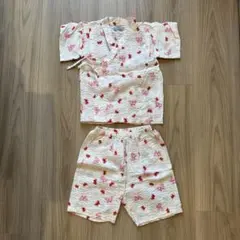 甚平 セット 100cm 蝶模様