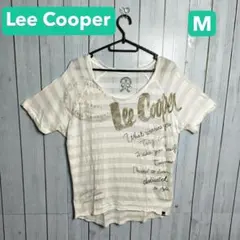 夏物処分価格✨Lee Cooper✨Mサイズ✨半袖Tシャツ✨ストライプ・おしゃれ