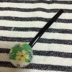 手作り❤︎くるみボタンのヘアピン❤︎