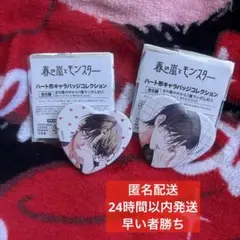 春の嵐とモンスター ハート形キャラバッジコレクション ミユキ蜜蜂