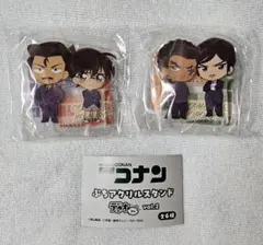 名探偵コナン ぷちアクリルスタンド デュオコレ コナン&小五郎 大和&諸伏
