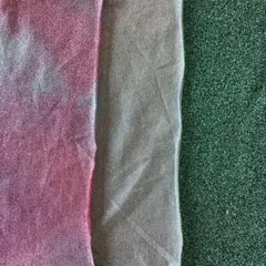 イタリア サルティ社製の春夏物ジャージ素材キラキラのハギレ３枚セット！