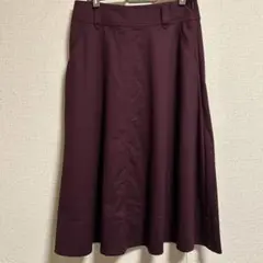 未使用　フレアスカート ボルドー Mサイズ