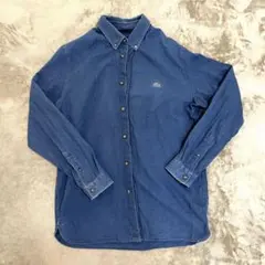 LACOSTE ブルー 長袖シャツ