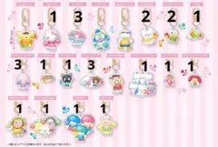 サンリオキャラクター大賞　アクリルチャームA　まとめ売り
