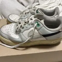 NIKE AIR FORCE 1 スニーカー ホワイト グリーン