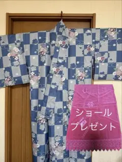 洗える着物　小紋　Ryouko Kikuchi 未使用に近い　R.KIKUCHI