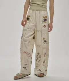 TODAYFUL Embroidery Patchwork Trousers