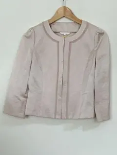 ANAYI アナイ　ベージュ ペプラムジャケット 36