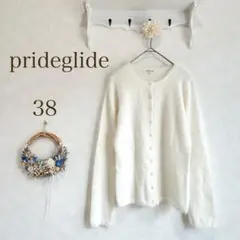 prideglide カーディガン 長袖 ホワイト 38のサムネイル