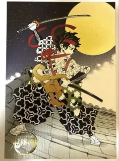 鬼滅の刃 吾峠呼世晴 原画展 箔押しイラストカードコレクション 竈門炭治郎