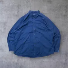 L*K様 【Eoldie Bauer】BD仕様無地ブルーメンズ長袖シャツコットン