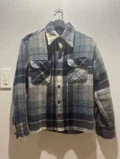 JCPenney チェック ネルシャツ S 80sのサムネイル