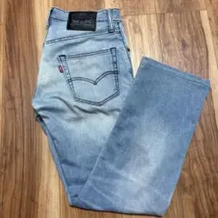 Levi's 502 ストレートデニム　牛革パッチVステッチ W29L33