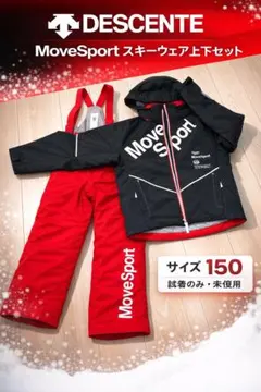 美品DESCENTE MoveSport スキーウェア上下セット デサント