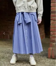 GYMPHLEX コットンラップスカート　ジムフレックス