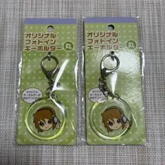 推し活 オリジナルフォトインキーホルダー 丸型　セリアのサムネイル