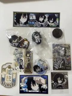 鬼滅の刃 伊黒小芭内 ステッカー・キーホルダー・カード　セット